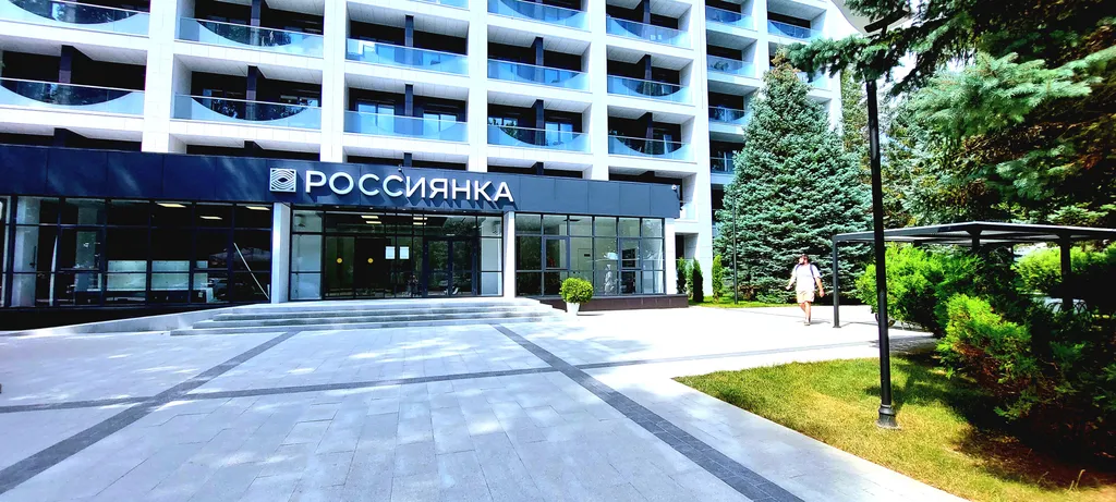 Квартира Квартира Студия в апарт-отеле с бассейном, собственным песчаным пляжем, парком — Анапа