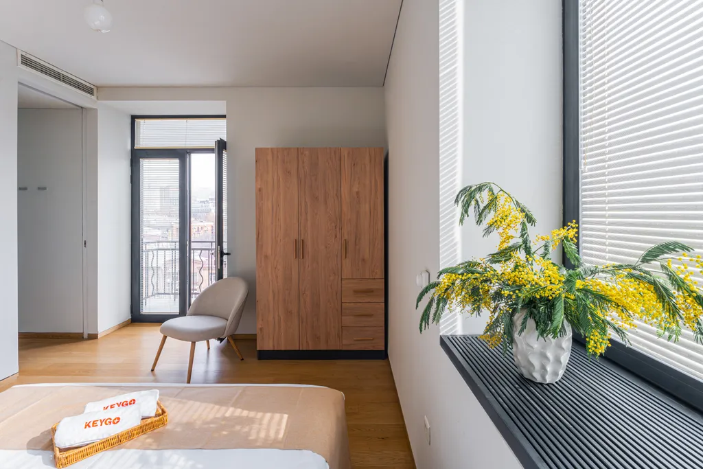 Апартаменты с видом на Каскад