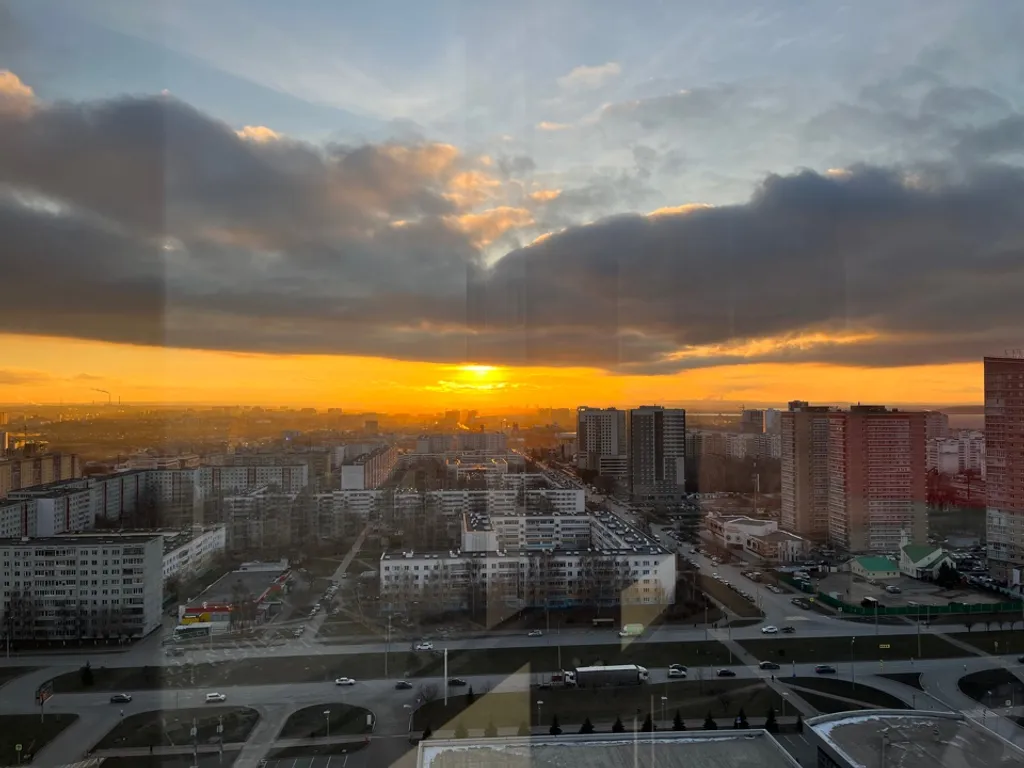 Квартира с потрясающим видом на Каму с высоты полета птиц