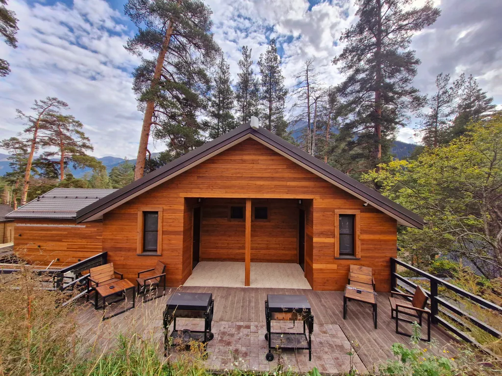 Квартира Квартира Уютная студия с балконом — Архыз