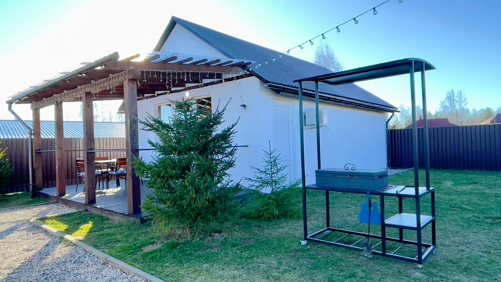 Стильный уютный дом с баней в 10 мин езды от метро