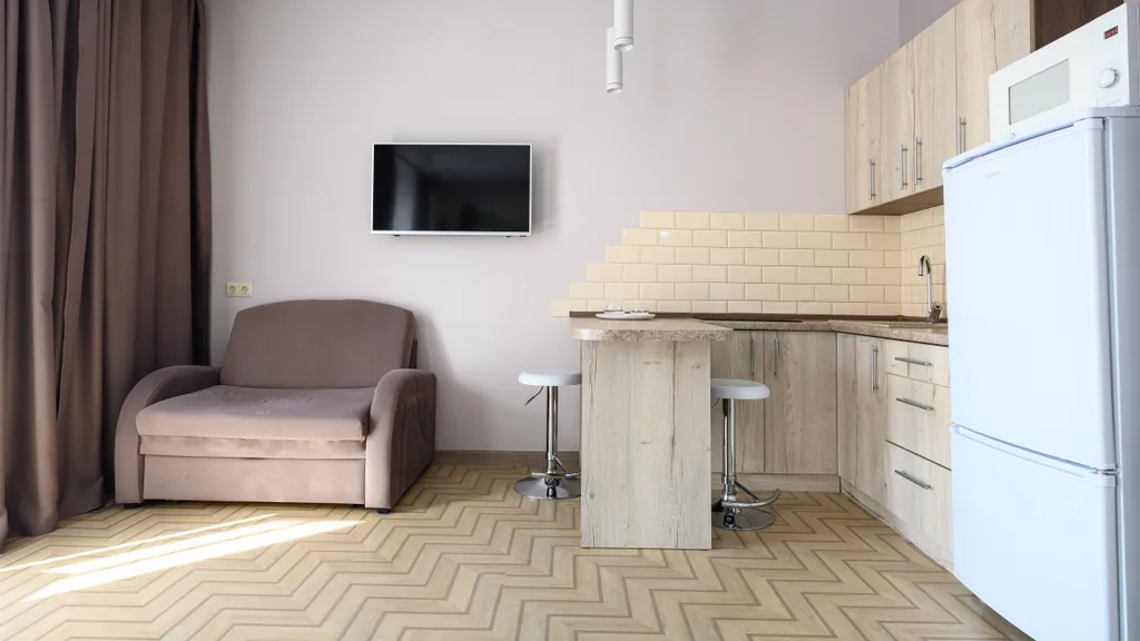 Уютная квартира с дизайнерским ремонтом с видом на реку