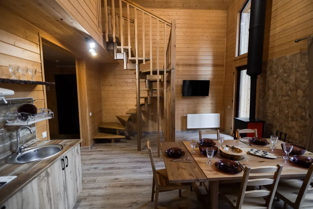 Барн хаус с банным чаном