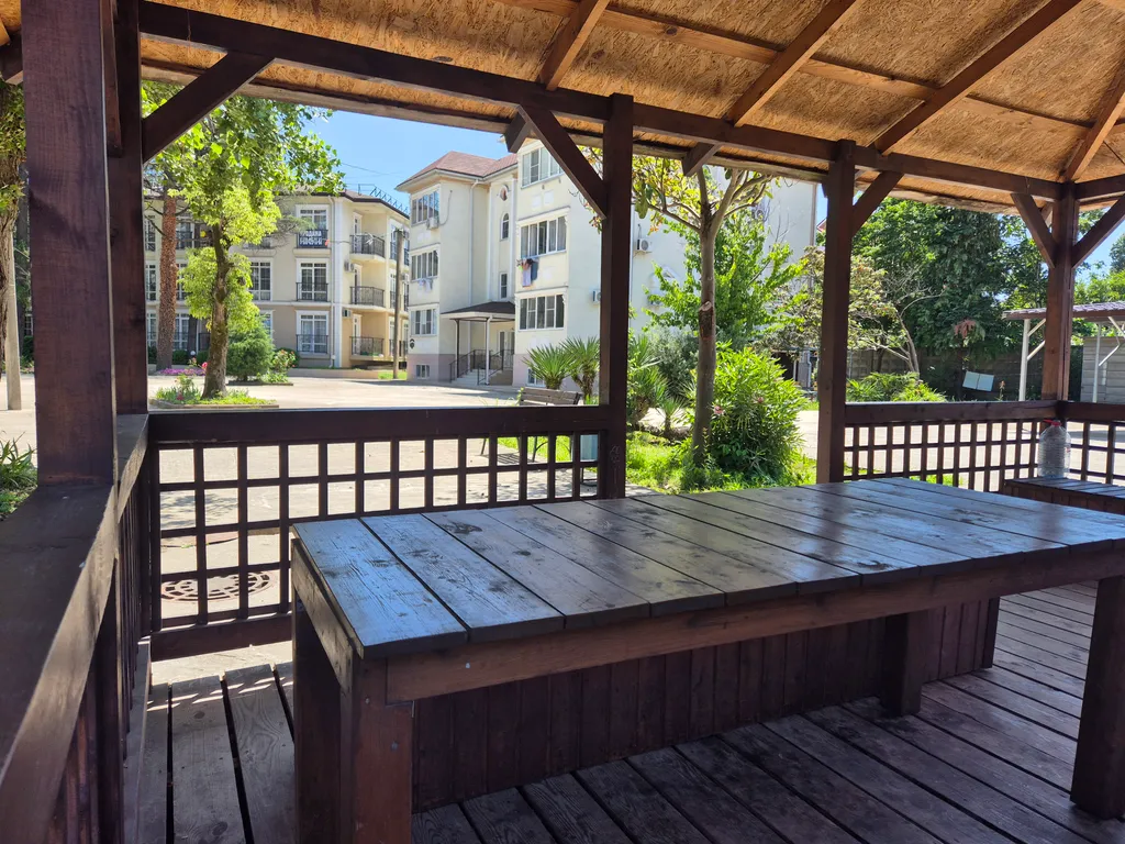 Студия с видом на море и зоной барбекю