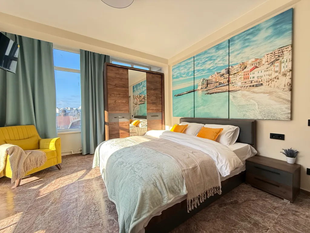 Квартира с шикарным видом на горы в центре Красной поляны