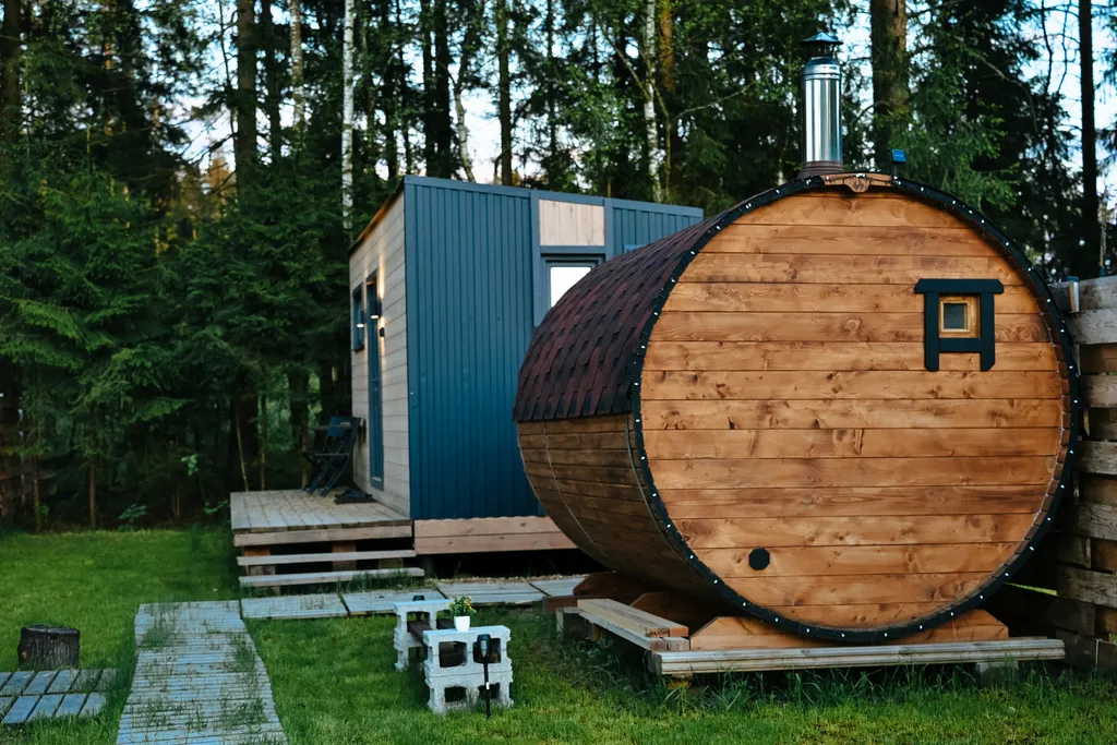 Уютный модуль на двоих с банькой