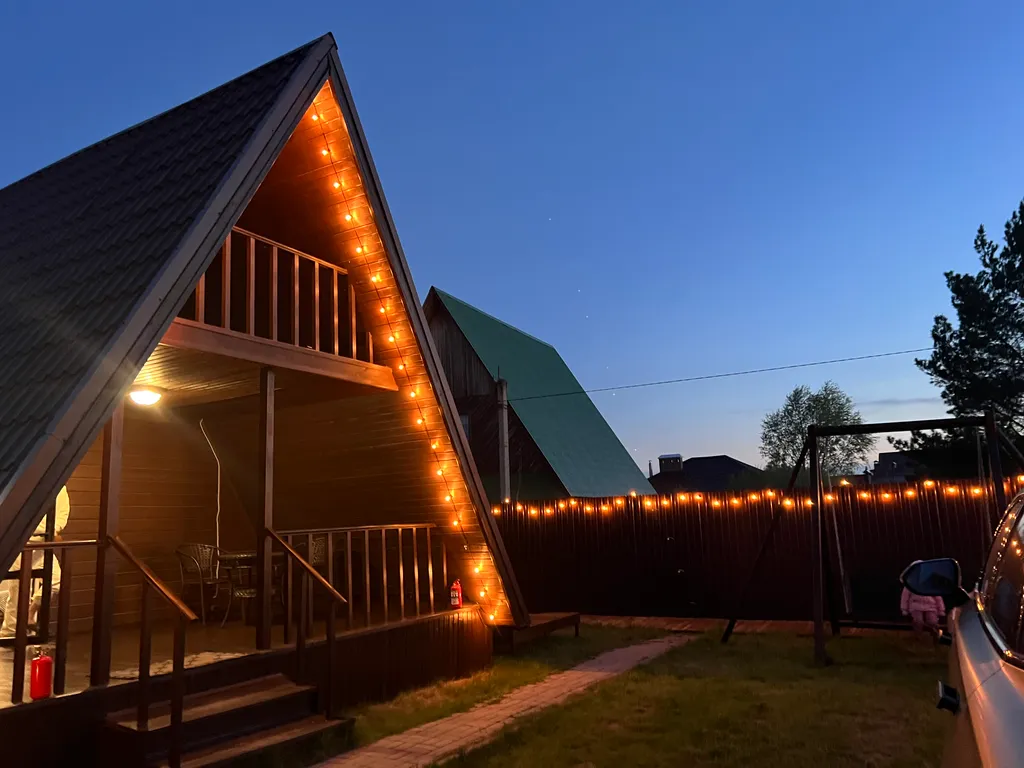 Коттедж Дом А-фрейм 15 минут от центра Казани на берегу залива Волги — Казань