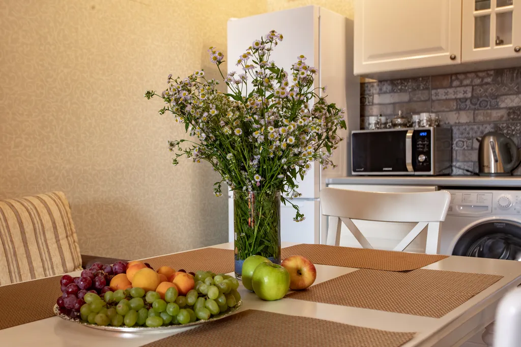 Апартамент с балконом и видом на горы №6