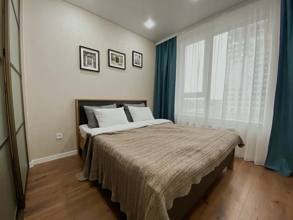 Уютная квартира с современным ремонтом собственная парковка