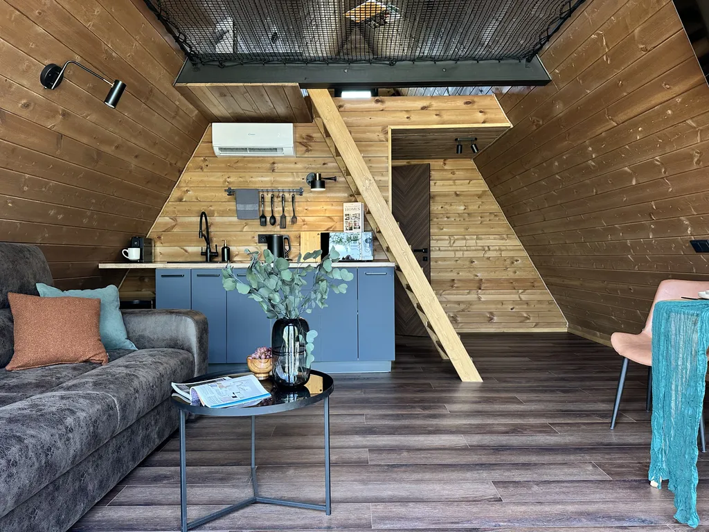 Дом 50м2 с панорамным видом на Волгу