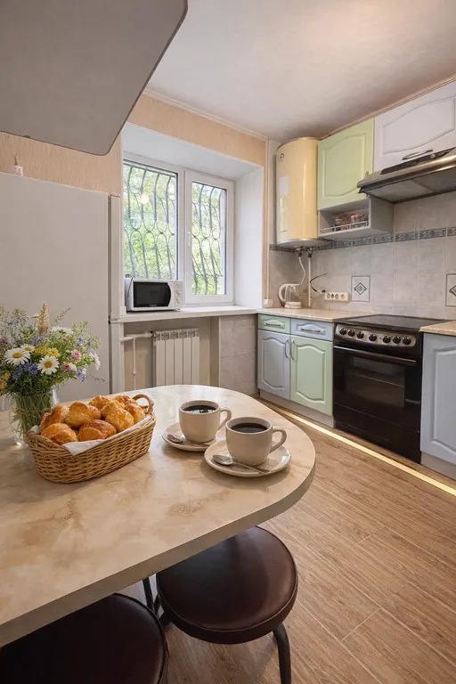 Трёхкомнатная квартира в центре города