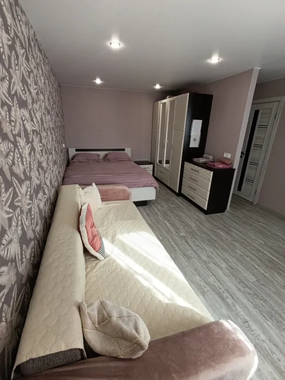 Уютная студия после ремонта в аэропорту