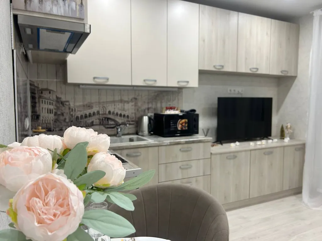 Студия с видом на Волгу на 10 этаже