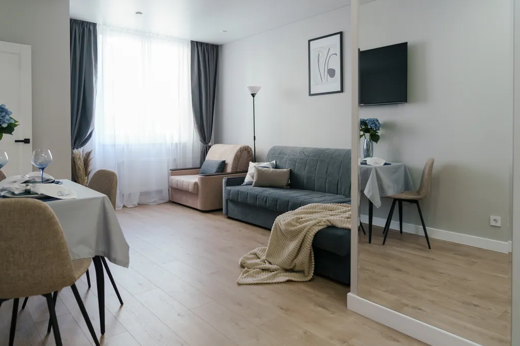 Квартира Квартира Apart-Deluxe Легенды моря: 1к.кв до 3чел. ЖК Светлогорск3, Янтарь-холл — Светлогорск