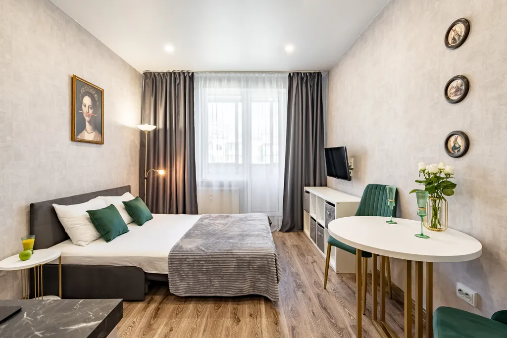 Квартира Стильная студия у парка Оккевиль — аренда посуточно в Кудрово