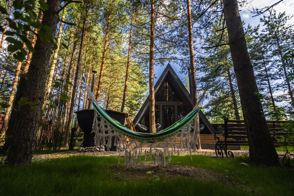 Коттедж Коттедж А-Фрейм грей — Павловский Посад