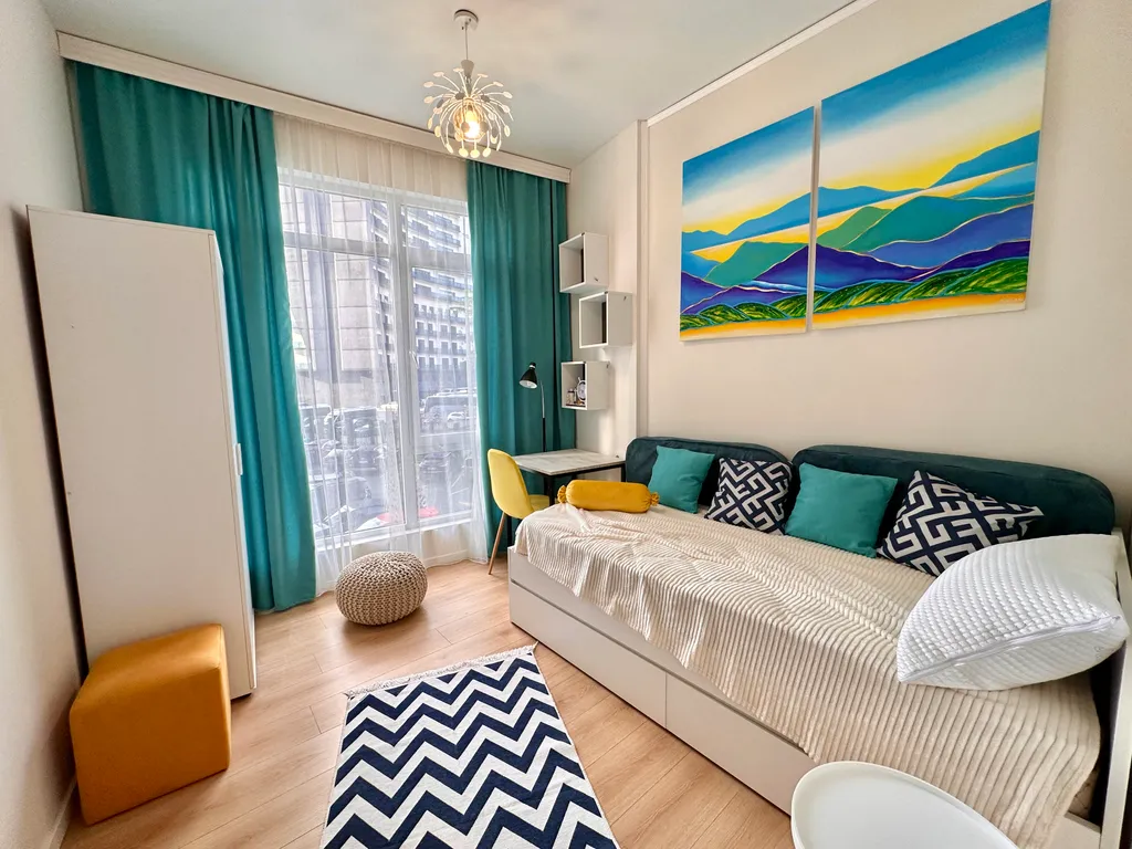 3-комнатный апартамент, бассейн + парковка, жк white sails