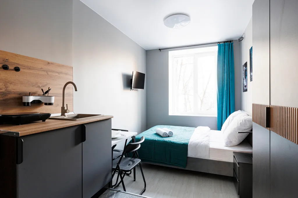 Квартира Квартира Дизайнерская студия на западе города — Москва