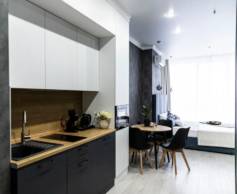 Стильные апартаменты "Графит" Делюкс в центре Краснодара на набережной