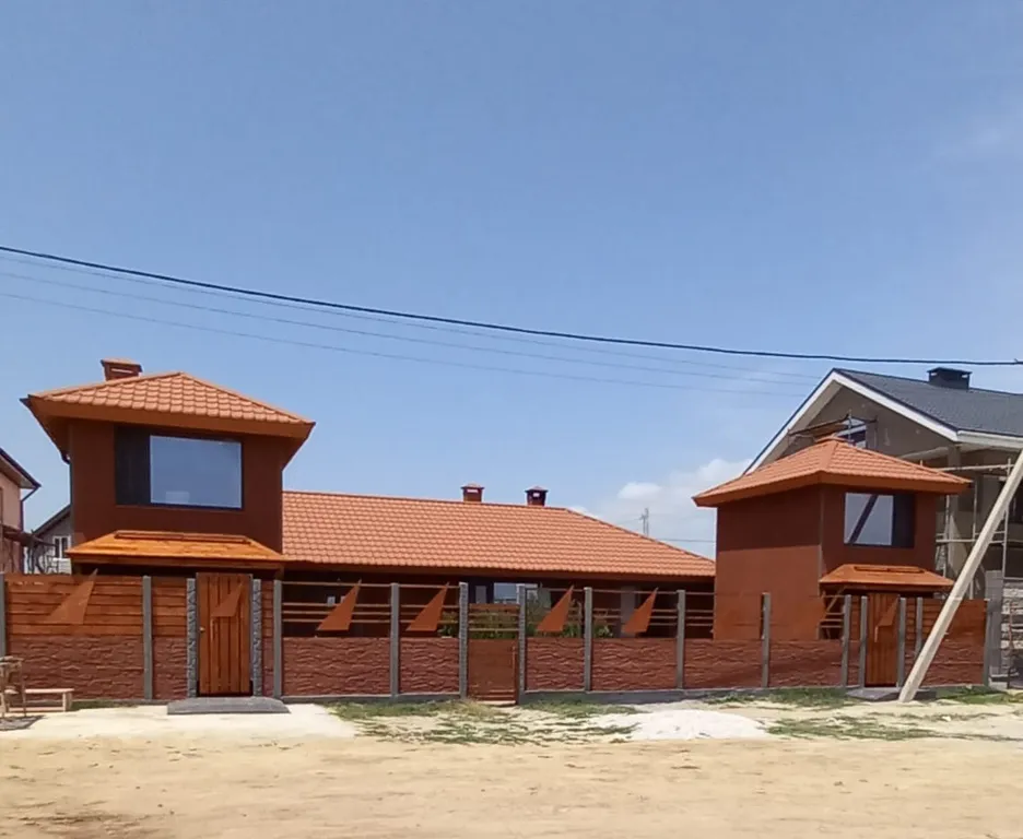 Коттедж Мини-коттедж 18м2 в стиле эко для двоих — Евпатория