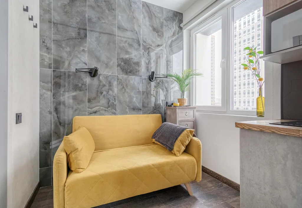 Квартира Умная квартира в стиле лофт с камином Nord — Москва