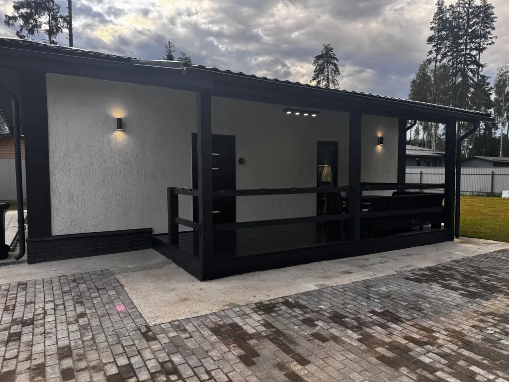 Уютный дом с баней и чаном