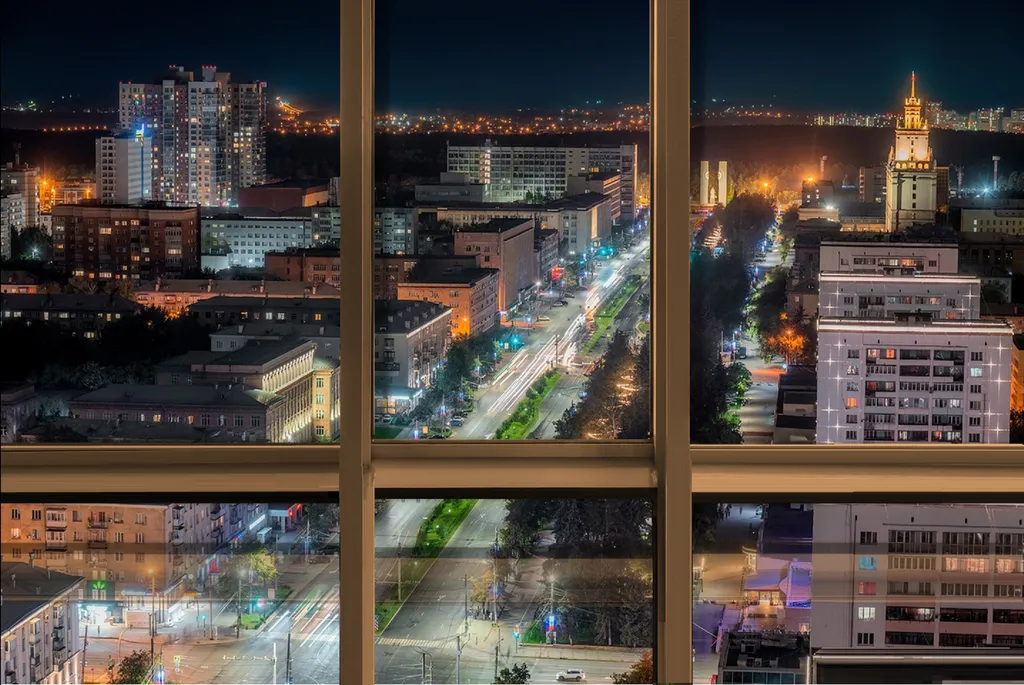 Студия с видом на центр