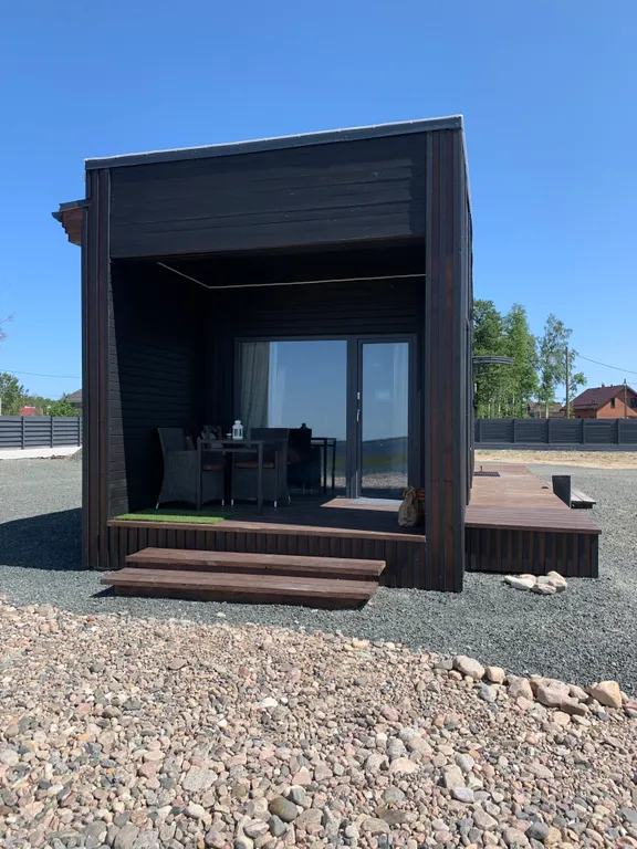 Logma Karelia, современный глэмпинг на берегу озера