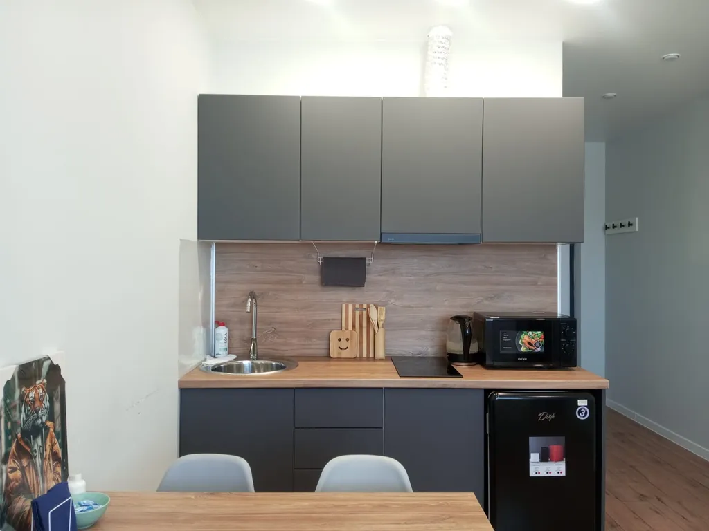 Уютная студия с видом на реку