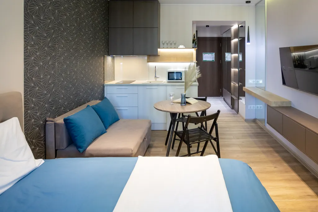 Дизайнерская студия рядом с морем