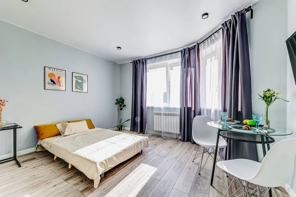 Квартира Квартира Уютная студия Mallen House — Санкт-Петербург
