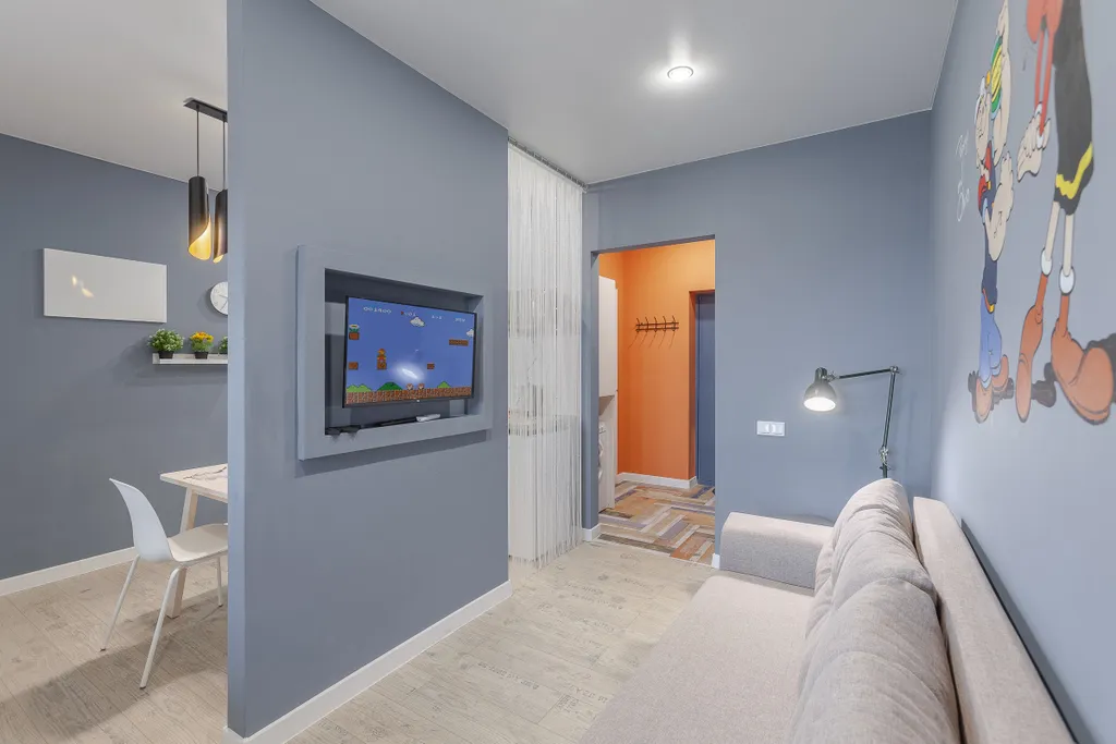 Апартаменты Папай и Оливия с игровой приставкой