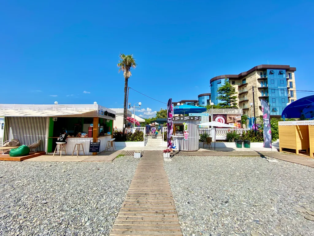 Квартира Комфорт студия с видом на море и реку — Лазаревское