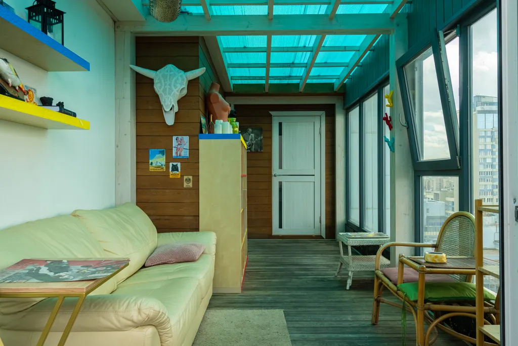 Пентхаус с террасой и видом на город