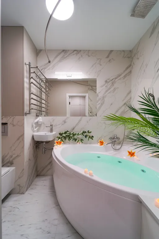 Квартира Квартира Tropic SPA Studio с джакузи XXL и тропическим душем в уютном центре — Минск