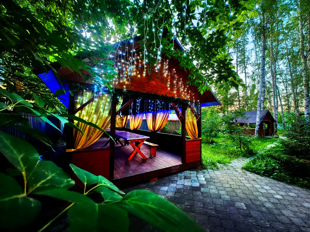 Дом с баней у Голубого озера