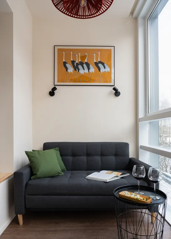 Апартамент Shuko на Финском заливе в доме с бассейном и сауной