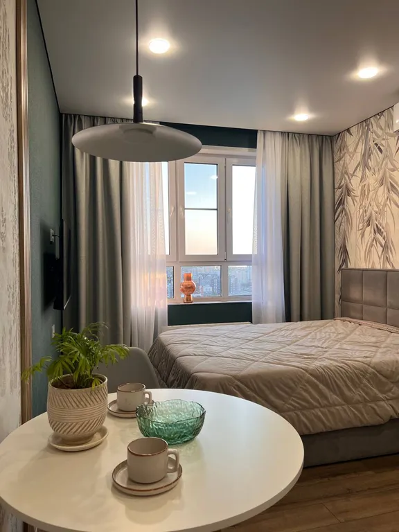 Квартира Атмосфера высоты Студия на 22 этаже с видом на город и закат — аренда посуточно в Ульяновск