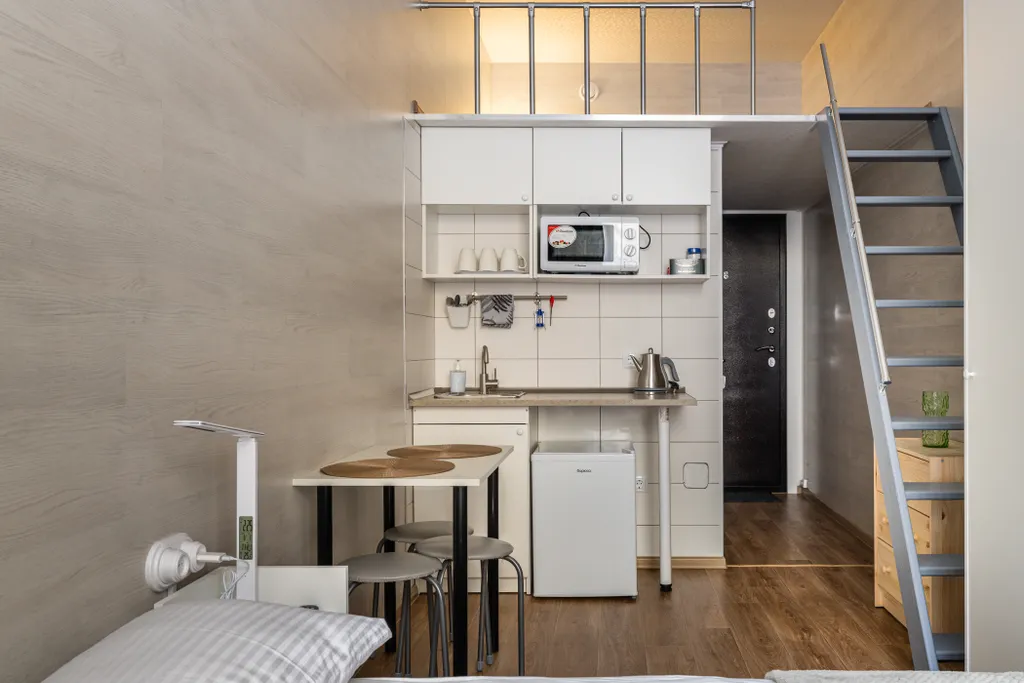 Квартира Квартира Двухуровневая евро студия в самом центре — Санкт-Петербург