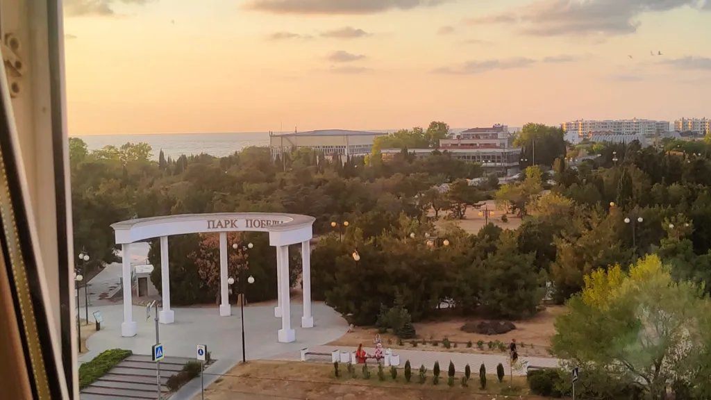 Уютная квартира с шикарным видом на море и парк с фонтанами