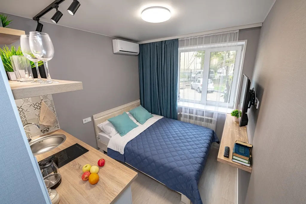 Уютная студия в районе бухты Федорова