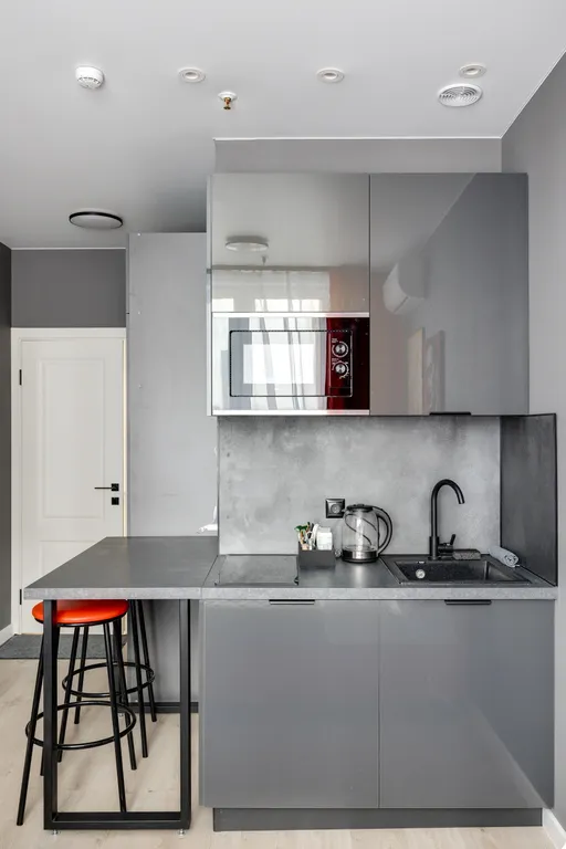 Квартира Квартира Стильная студия у ботанического сада Red — Москва