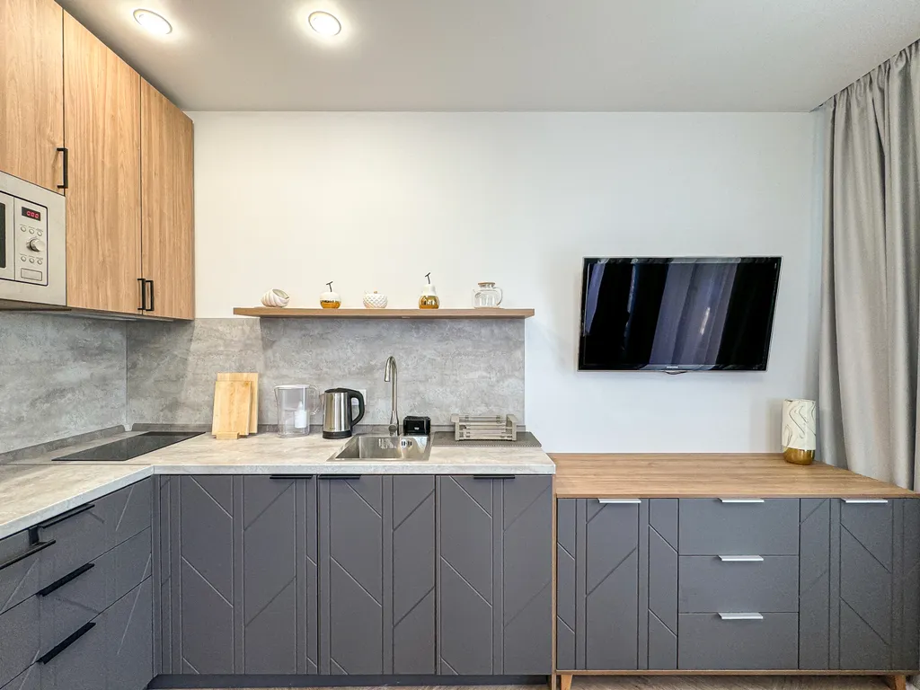 Квартира Дизайнерская квартира в комплексе с бассейном — Анапа