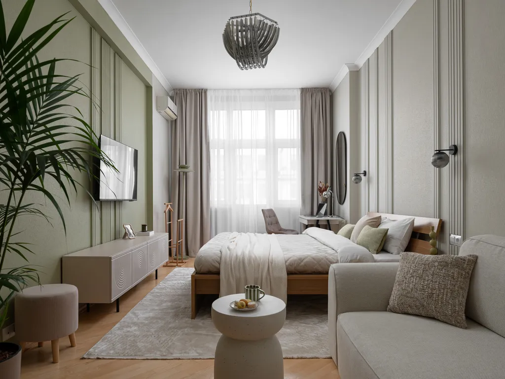 Квартира Видовая трехкомнатная квартира с эркерным балконом — Москва