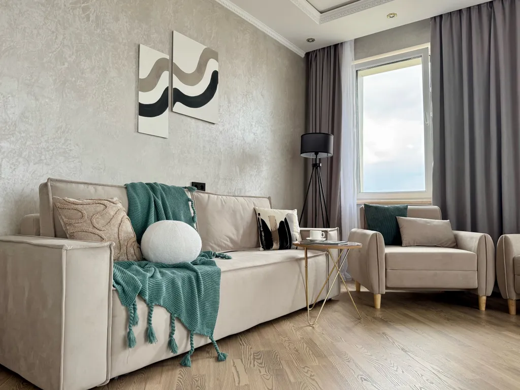 Квартира 4-комнатная квартира с видом на ВДНХ, Останкинскую башню, 84м, 7 кроватей — Москва