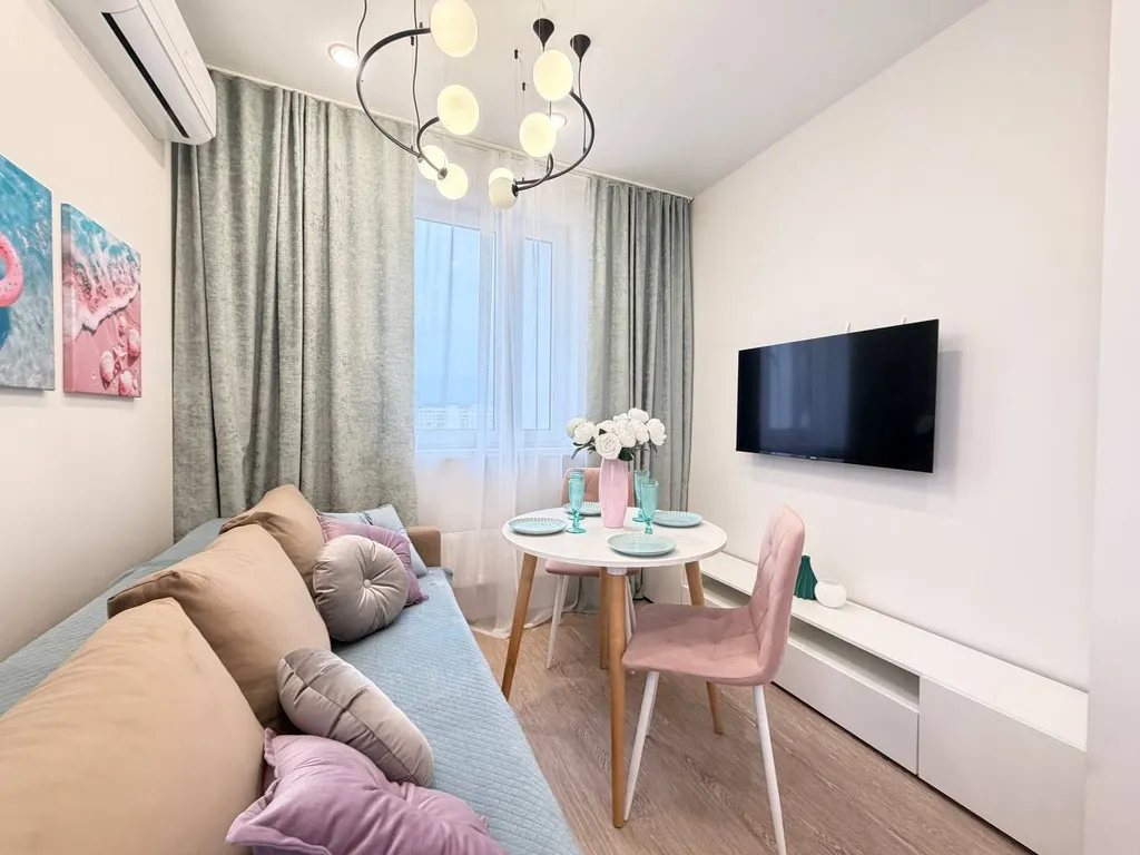 Квартира Квартира с балконом и видом на олимпийский парк — Сириус