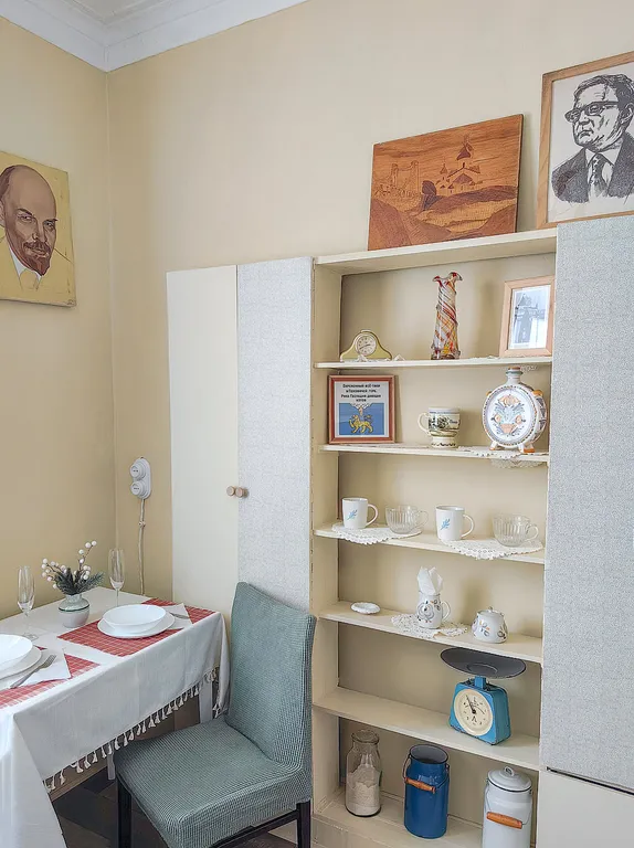 Уникальная двухкомнатная квартира в стиле ретро