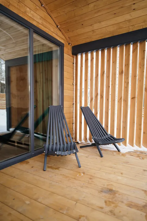 Коттедж Стильный Барн-Хаус с горячей купелью — Соловеново