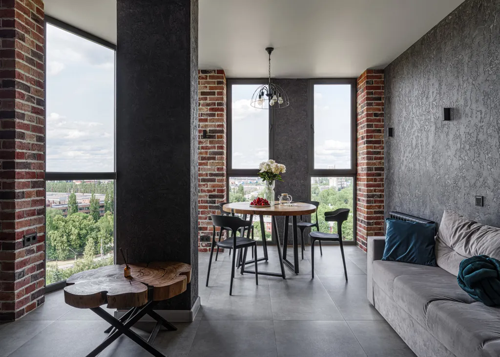 Просторная квартира с кухней-гостиной и панорамным видом — аренда посуточно в Воронеж