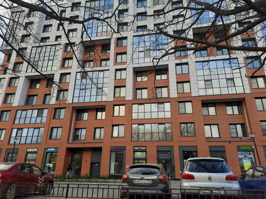 Квартира Квартира Светлая студия в новом доме недалеко от центра города — Санкт-Петербург